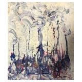 LL  - Fred Blumenthal Original Framed Abstract Painting