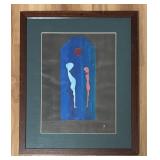 LL  - Framed Original Artwork by Fred Blumenthal