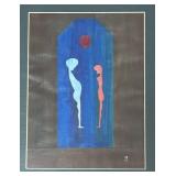 LL  - Framed Original Artwork by Fred Blumenthal