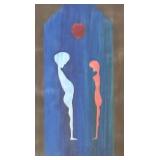 LL  - Framed Original Artwork by Fred Blumenthal