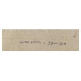 LL  - Framed Limited Edition Abstract Japanese-Style Print