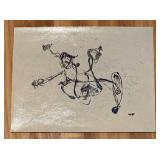 LL  - Fred Blumenthal Original Abstract Unframed Painting