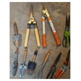 G - Collection of Assorted Gardening Tools with Hand Tools, Shears and Watering Attachments