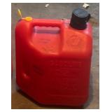 G - Pair of 2 Gallon Red Plastic Gas Cans
