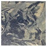 LL  - "A View from Space" Original Abstract Painting by Fred Blumenthal