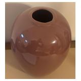LL  - Vintage Haeger Vase in Glossy Mauve