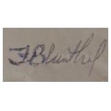 LL  - Original Fred Blumenthal Unframed Abstract Painting