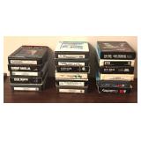 O - Vintage Collection of Eight Track Tapes Including Star Wars, Steve Miller, Alabama and More