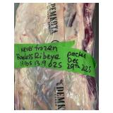 Demkota Ranch Beef Boneless Ribeye Roast - 13 lb 13.9 oz, Pack Dec 29 2025 Refridgerated.