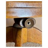 Vintage Oak Milwaukee Chair Co. Swivel Office Chair