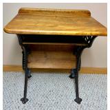 Minneapolis O & S F Co. Cast Iron Antique School Desk