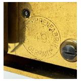 Schatz Anniversary Glass Dome Mantle Clock with Key