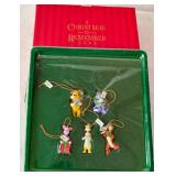 Collection of Disney Ornaments Plus Toy Story 2 Buzz and Woody Figurines