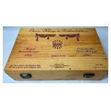 Variety of Vintage Trunk Hardware Parts & Nails plus 2 Leather Handles