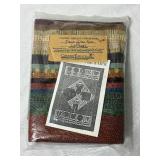 Quilting Bundle - Solid Oak Quilt Hanger, Down on the Farm Wall Hanging Starter Pack, Star Wall Hanging/Throw and 66" Quilted Star Table Runner