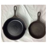 Cast Iron Collection - 3 Lodge Skillets with lid and No 8 Dutch Oven with Lid