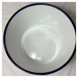 Vintage Toiletries Enamelware Bundle - Wall Mount Shave Stand/Soap Stand, Farmhouse Wash Basin, 2 Soap Bowls and 1 Toiletries Bowl