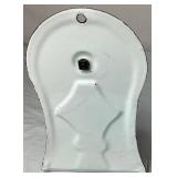 Vintage Toiletries Enamelware Bundle - Wall Mount Shave Stand/Soap Stand, Farmhouse Wash Basin, 2 Soap Bowls and 1 Toiletries Bowl