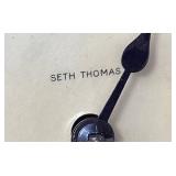 Antique 1916 Seth Thomas 8 Day Mantle Clock with Key & Pendulum