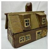 Primitive Wooden Village Houses - 21 pieces