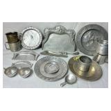 Vintage Aluminum Childs Dinnerware Table Set