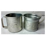 Vintage Aluminum Childs Dinnerware Table Set