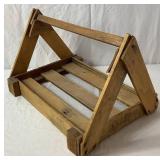 Bundle of Wood Shelves, Coat/Hat Racks and Wood Beer Caddy