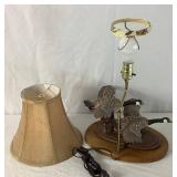 Bird Lover Collection - Bird Houses, Schmidt Brewing Print "Early Morning Arrival" 74/350 C. E. Pearson  and Canada Goose Lamp