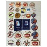 Huge Collection of Vintage Pinback Metal Buttons
