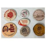 Huge Collection of Vintage Pinback Metal Buttons