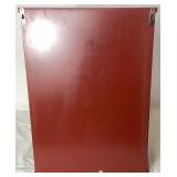 3D French Bistro Café Storefront Wall Cabinet and Espresso Ceramic Utensil Holder