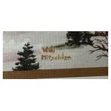 Smead Manufacturing Company 6 Vintage Christmas Card Prints and Framed Print of General William G. LeDuc Mansion in Hastings, MN