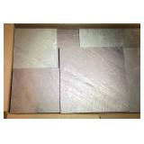 Genuine Slate Flooring - Random Ashlar Monson Pattern with Multiple Tile Sizes for Interlocking Natural Look