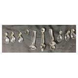 Collection of Faceted Teardrop Crystal Chandelier Pendants