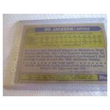 1987 Topps Bo Jackson Rookie Card...