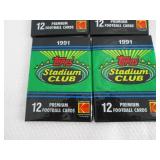 4-1992 Stadium Club Football Series...