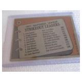1972 Topps Tom Seaver Strikeout Lea...