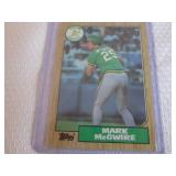 1987 & 1988 Topps Mark McGwire Card...