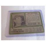 1971 Topps Ted Williams Card...