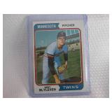 1974 Topps Bert Blyleven Card...