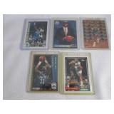 5 Alonzo Mourning Rookie Cards...