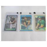 1987 Jose Canseco Fleer, Donruss & ...