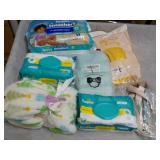 Baby Blanket, Pampers Pacifier Clip...