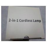 2 in 1 Cordless Lamp ...