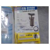 Shower Curtains and Drain Buddy...