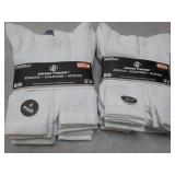 12 pair Wear Proof White Size 10-13...