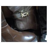 Large box of Mid Calf Boots- variou...