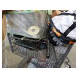 Cart of Unclaimed and Unsold misc. ...