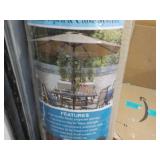 9 ft Patio Umbrella Crank Open and ...