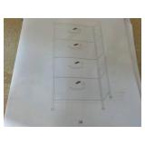 4 Drawer Wood Cabinet...